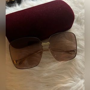 Gucci square sunglasses (authentic)